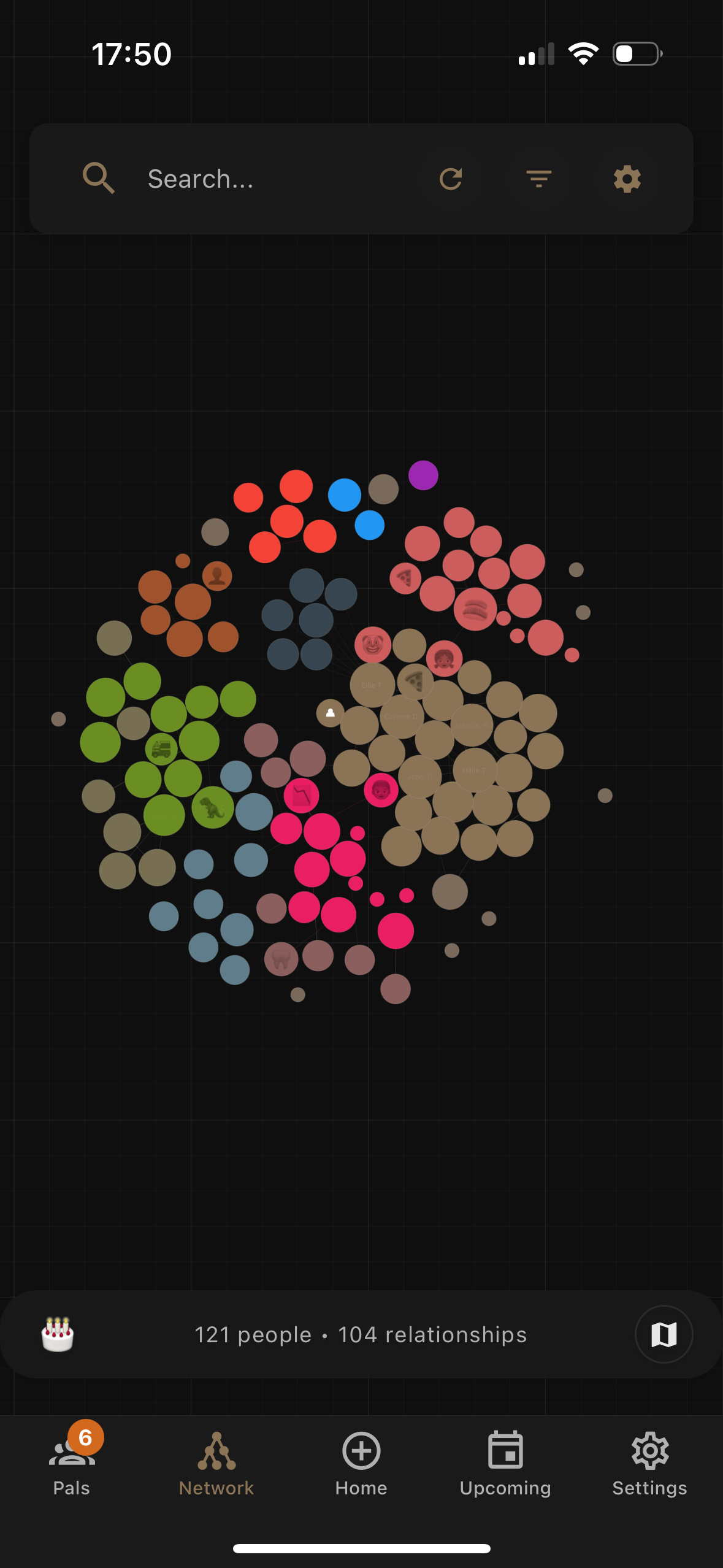 BetterPal Network View